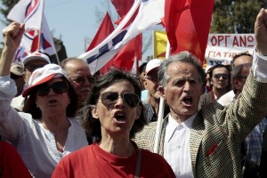 Les syndicats contre l’austérité lors des manifestations du 1er mai